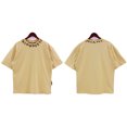 thumbnail image 1 of 23SS Nueva Camiseta De Palma Miami Escote Letra Impresión Ángeles Algodón Puro Casual Verano Manga Corta, 1 of 4