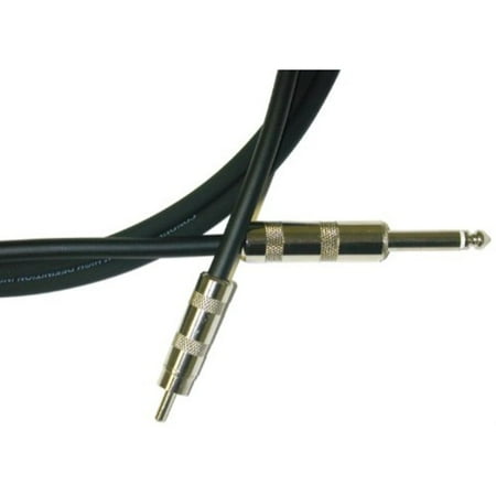 Conquest Instrument Cable - Conquest Sound HRQ 3 Hi Definition 3-Foot Instrument Cable1/4-Inch Straight to RCA Male