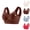 Inverlee Light Blue-Bras, variant on Womens Cross Mesh Seamless Wireless Bra Heart Daisy Graphic Wide Adjustable Straps Multi Earth Tone Large Bust All Day Relaxing Underwear Beige (M-XXXXXL)