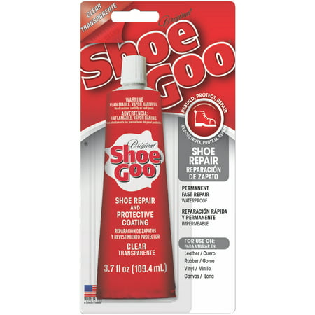 Shoe Goo Shoe Repair Adhesive-3.7oz Clear (Best Glue For Boot Soles)