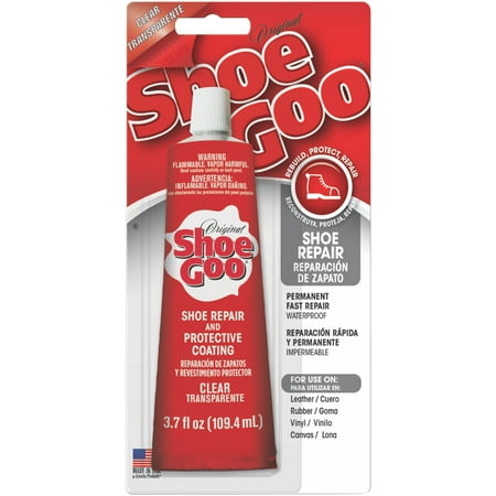 Shoe Goo Shoe Repair Adhesive-3.7oz Clear (Best Glue To Use On Rubber Shoe Soles)