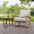 thumbnail image 3 of Cambridge Casual Caterina Teak Outdoor Side Table, 3 of 9