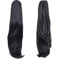 thumbnail image 2 of SURJDE Extension de Queue de Cheval Noire, Extensions de Cheveux Griffe d'Extension de Queue de Cheval pour Femmes Pièce de Cheveux Bouclés 20 Pouces Extensions de Queue de Cheval Synthétiques Très Longues et Volumineuses Ondulées Résistantes à la Chaleur, 2 of 6
