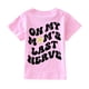thumbnail image 1 of Gibobby Camisa Elegante Camiseta de manga corta con estampado de letras para niños pequeños y niñas en My Moms Last Nerve, Mini camiseta divertida de mamá, camiseta de moda （Rosa， 3-4 Años), 1 of 5