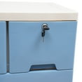 thumbnail image 6 of 50*35*102cm Rectangle White&Blue Storage Dresser Bedroom 6 Drawer Clothes Organizer Tower Cabinet, 6 of 17