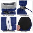 thumbnail image 3 of Unique Bargains Pack of 4 Waterproof Dog Shoes with Adjustable Straps Blue XXL, 3 of 6