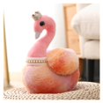 thumbnail image 1 of Swan Plush Stuffed Animal With Crown Cute 3d Rainbow Doll, 1 of 1