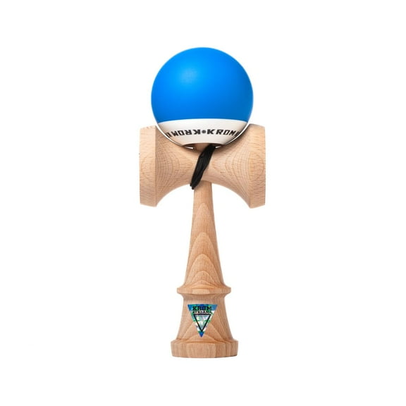 KROM Kendama Blue – Smooth Texture and Flawless Balance – Enhanced Cognitive Skills – Improved Balance, Reflexes, and Creativity – Kendama for Beginners and Experts (POP Dark Blue)