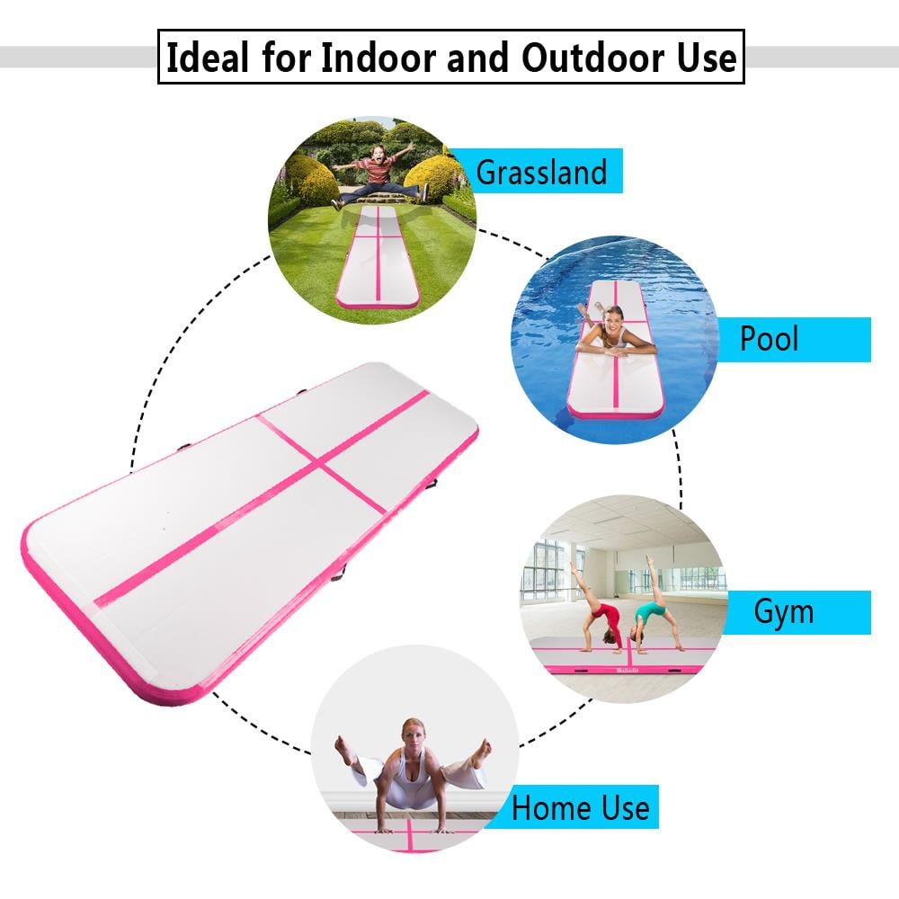 COMOTS 0.9 x 3 m Gonflable Airtrack Tapis de Gymnastique dessorage Air Track Tapis de Sol avec Pompe à air électrique pour Un Usage Domestique/Formation/Pom-Pom Girl/Plage/Park et de leau COMOTS 0.9 x 3 m Gonflable Airtrack Tapis de Gymnastique dessorage Air Track Tapis de Sol avec Pompe à air électrique pour Un Usage Domestique/Formation/Pom-Pom Girl/Plage/Park et de leau