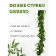 thumbnail image 5 of Serene Spaces Living Artificial Double Cypress Garland, Christmas Tree Garlands, Holiday Decor, 5ft Long, 5 of 5