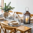 thumbnail image 6 of Grey Round 15 Inch Placemats Set of 2, Modern Oil Painting Art Forest HeatResistant Non Slip Place Mats for Dining Table, Wipeable Braided Kitchen Table Mats for Housewarming, 6 of 9