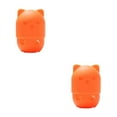 thumbnail image 1 of Wweixi Hygienic And Durable Washable And Reusable Storage Box For Cat Makeup Sponges orange 2Set, 1 of 6