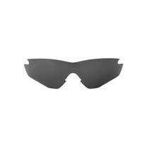 Walleva Black Polarized Replacement Lenses for Oakley M2 XL Sunglasses