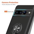 thumbnail image 4 of [PST] Google Pixel 7 Pro Ring Case, Hybrid Magnetic Kickstand Case Cover with Invisible Ring Stand, 4 of 5