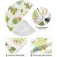 thumbnail image 2 of FMSHPON Cactus Plant Xmas Christmas Tree Skirt Stand Mat for Holiday Party Decoration Indoor Outdoor 48 inches, 2 of 6