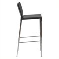 thumbnail image 3 of 30"  Bar Stool in Black Leather and Chrome, 3 of 4
