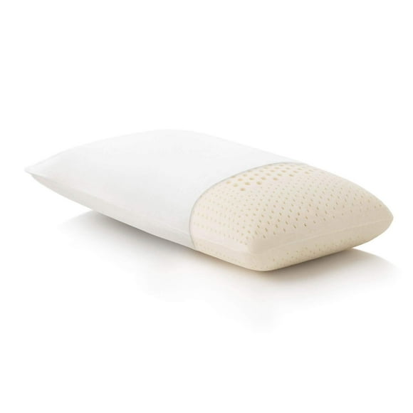MALOUF Z by Malouf 100-Percent Natural Talalay Latex Zoned Pillow, Queen-High Loft-Plush