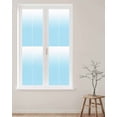 thumbnail image 4 of Dreamy Blue Window Privacy Film and White Gradient Decorative Glass Window Film UV Blocking Static Cling Non-Adhesive Sticker Covering for Home Door 29.5 x 118 inches, 4 of 8