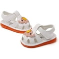 thumbnail image 5 of Baby Boy Girl Summer Infant Squeaky Sandals Premium Rubber Sole Closed-Toe Non-Slip Shoes Toddler First Walkers, 5 of 7