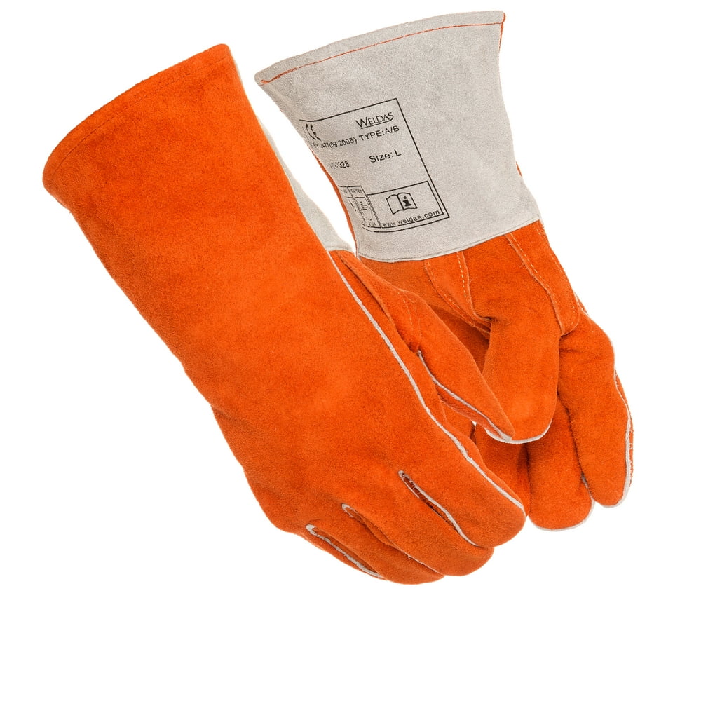 Weldas® All Purpose Welding/BBQ/Heat Resistant Gloves, Straight Thumb