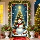 thumbnail image 1 of Christmas Door Cover Santa Claus Design Holiday Decoration for Front Door Indoor Wall Party Festive Decorations Merry Xmas Home Decor, 1 of 6