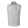 thumbnail image 2 of Men's Cutter & Buck  Gray Richmond Flying Squirrels Stealth Hybrid Quilted Full-Zip Windbreaker Vest, 2 of 3