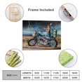 thumbnail image 2 of David Mann Motorcycle Art Gnghost Rider Prints Poster (46) Gifts Canvas Painting Poster Wall Art Decorative Picture Prints Modern Decor 08x10inch(20x25cm), 2 of 6
