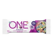ONE Brands Fruity Cereal Flavored Protein Bar, 20g Protein, 2.12 oz
