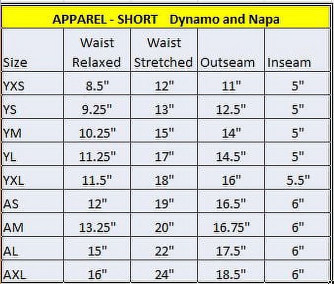 VIZARI Dynamo Shorts Red Adult Small