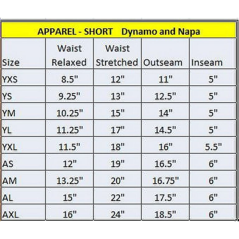 VIZARI Sports Men's Dynamo Shorts- Black, Size-Youth Medium