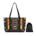 thumbnail image 7 of FORMRS Laptop Tote Bag for Women with 15.6" Computer Compartments Handbag, Orange Geometric, 7 of 7