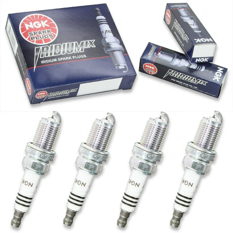 NGK Iridium IX Spark Plugs, 4 pc, for 1765282, 1UNA-18-110