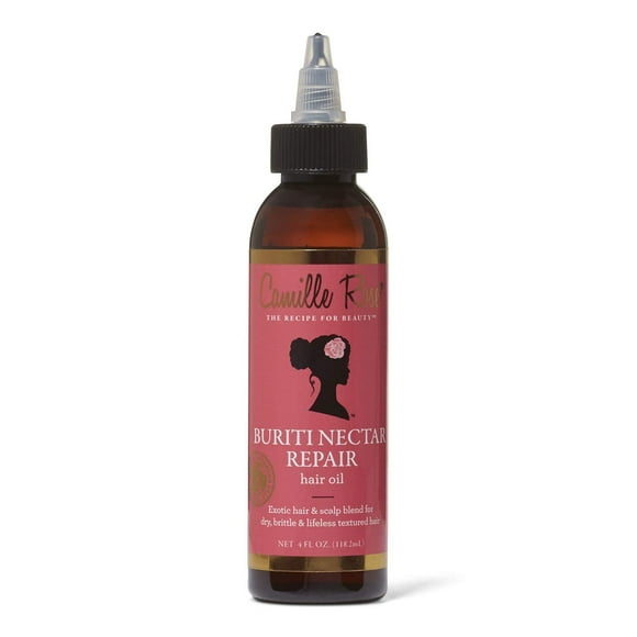 Camille Rose Huile Réparatrice Buriti Nectar pour Cheveux Secs Cassants Sans Vie Texturée 4 fl oz