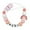 Pink, variant on Silicone Pacifier Clip Holder with Custom Name for and Toddlers Safe Idea
