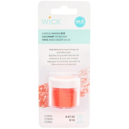 We R Memory Keepers Wick Candle Making Dye-Coral