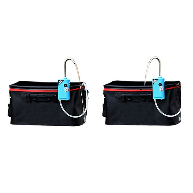 Bomba de oxígeno de pesca portátil, absorbente de agua, inducción automática inteligente, LED, bomba de oxígeno de pesca