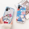 thumbnail image 2 of Funda A Prueba De Golpes De Dibujos Animados Lindo Doraemon Para Xiaomi Mi 11 Lite NE Poco F3 Redmi 9A 9C 10 Prime K40 Note 8 9 9s 10 10s 11 11s Pro 5G Cubierta Trasera Suave, 2 of 3