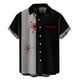 thumbnail image 1 of Playeras De Hombre Camiseta Informal De Verano De Manga Corta Con Cuello Redondo Y Estampado De Letras Y Caras Para Hombre, 1 of 4