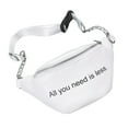 thumbnail image 1 of Riñonera de PU para mujer, bolso cruzado en el pecho, bolsa deportiva con cremallera, bolsa de cadera, 1 of 8