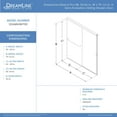 thumbnail image 6 of Dreamline SDAM60W700VXX01 Alliance Pro Ml 70-1/2" High X 60" Wide Sliding Semi Frameless, 6 of 6
