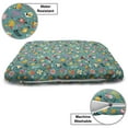 thumbnail image 3 of Birds Pet Bed, Funny Pattern of Different Birds Bugs Flowers Leaves and Colorful Dots Forest Theme, Resistant Pad for Dogs and Cats Cushion with Removable Cover, 24" x 39", Multicolor, by Ambesonne, 3 of 4