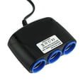 thumbnail image 5 of Yirtree 12-24V 3 Ways Car Cigarette Lighter Socket Splitter USB Charger Power Adapter, 5 of 7