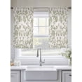 thumbnail image 5 of Farmhouse Sage Green Sheer Curtains 45 Inch Length 2 Panels Set for Living Room/Bedroom, Vintage Flower Leaf Botanical Semi Curtain Sheers Drapes Rod Pocket Curtains Window Treatment Set 52''x45''x2, 5 of 7