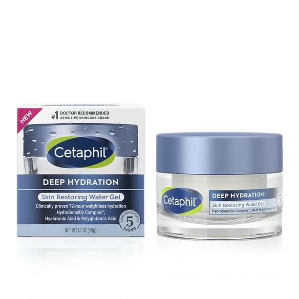 CETAPHIL DEEP HYDRATION Restoring Water Gel, Face Moisturizer for