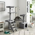 thumbnail image 2 of Sam's Pets Longshot® 53" Gray Cat Tree, 2 of 5