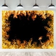 thumbnail image 2 of Fire Backdrop Golden Roaring Fire Flames Black Birthday Background Bonfire Firefighter Birthday Party Decorations Banner Photo Booth Props, 2 of 4