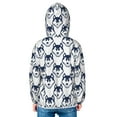 thumbnail image 4 of Kids Zip Up Hoodie for Boys Girls Toddler - Classic Cute Cartoon Husky Funny Lightweight Long Sleeve 18M Boys Girl Clothes, Sun Protection Windproof Jackets Hoodie Sweatshirt, 4 of 7