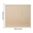thumbnail image 2 of TUOBARR Camping Fireproof Mat Fiberglass Flame Fire Retardant Blanket Cloth Portable Hiking Barbecue Climbing Heats Insulation Pad, 2 of 2