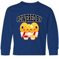 thumbnail image 3 of Inktastic Powered by Chicken Nuggets Long Sleeve Youth T-Shirt, 3 of 5