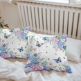 thumbnail image 6 of Throw Pillow Covers 26x26 Inch Set of 2, Spring Flowers Waterproof Outdoor Pillow Covers, Watercolor Floral Butterflies Botanical Decorative Cushion Pillowcases for Couch, Sofa, Bed, Garden, Patio, 6 of 9